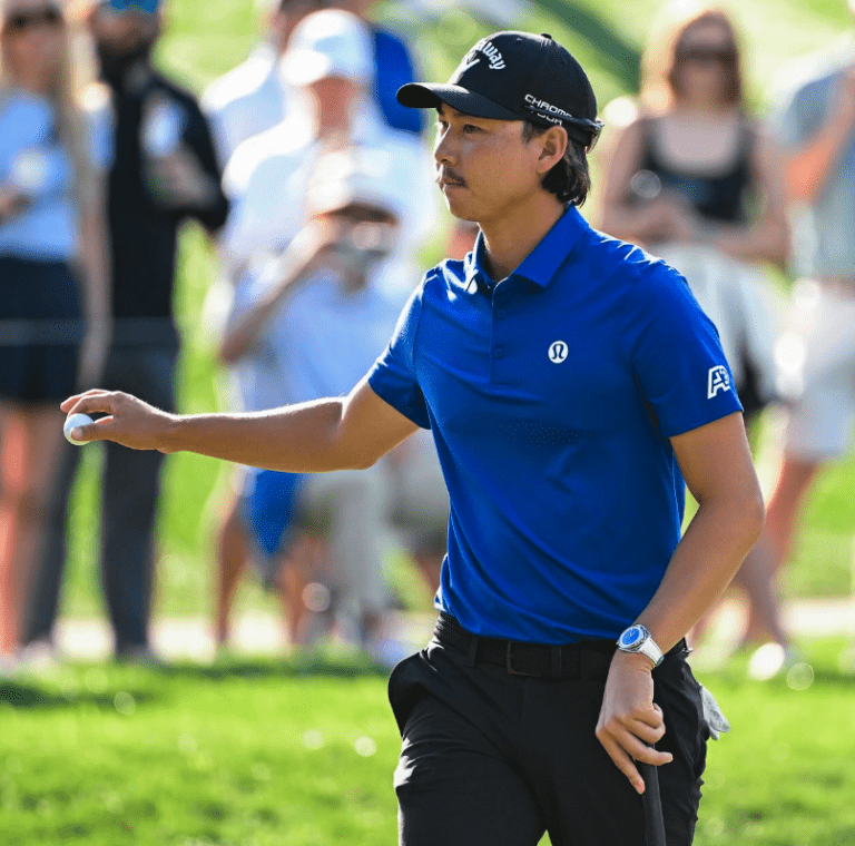 Min Woo Lee, Rocket Classic Round 1 leader