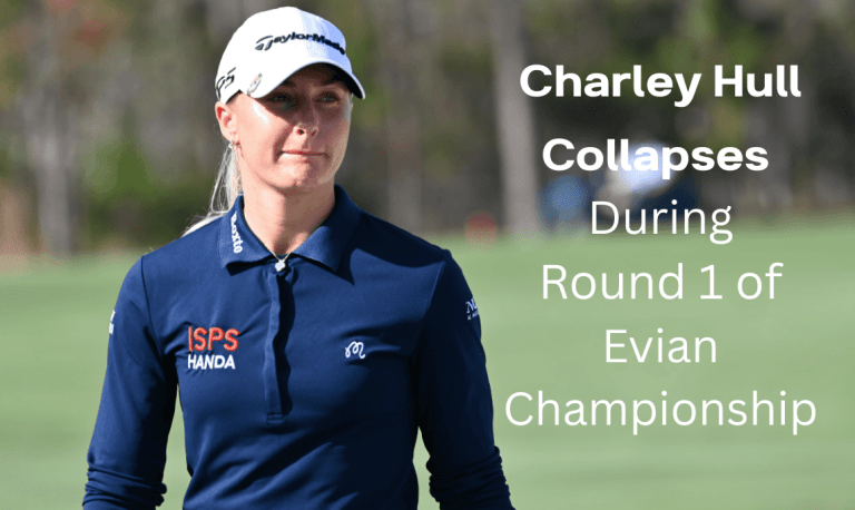 Charley Hull during a previous tournament looks on