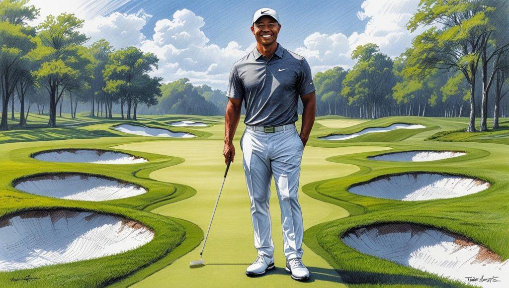 Tiger Woods wins The Open 2000 at St Andrews without hitting into a single bunker