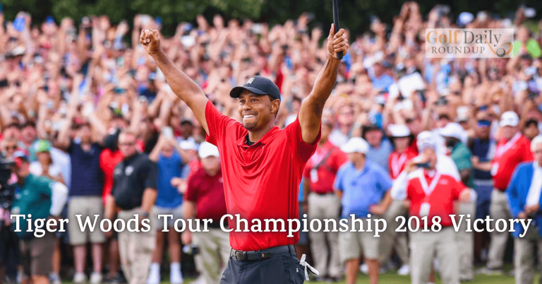 Tiger Woods Tour Championship 2018 Victory